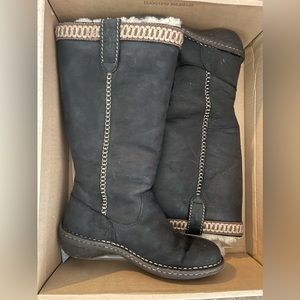 UGG Black suede boots